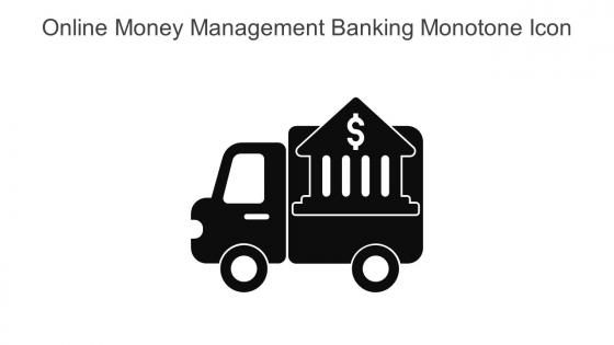 Online Money Management Banking Monotone Icon In Powerpoint Pptx Png And Editable Eps Format
