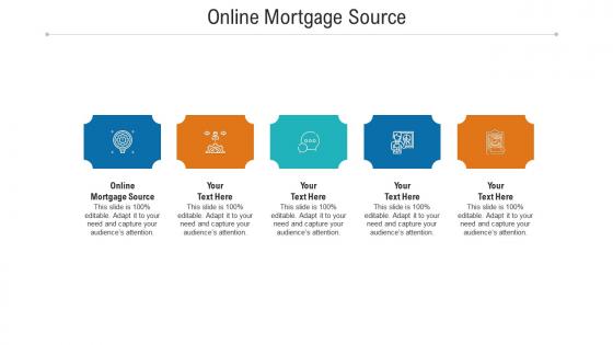 Online mortgage source ppt powerpoint presentation summary cpb