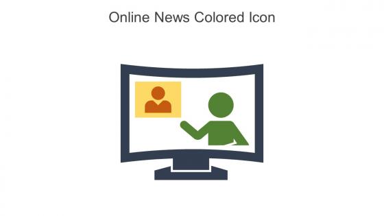 Online News Colored Icon In Powerpoint Pptx Png And Editable Eps Format