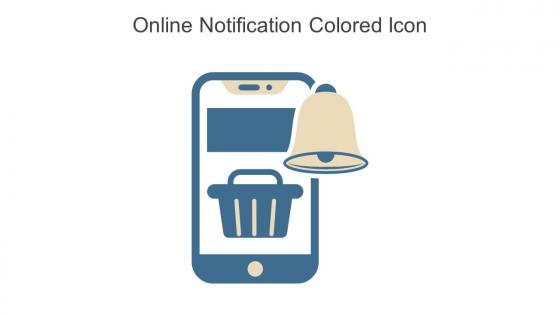 Online Notification Colored Icon In Powerpoint Pptx Png And Editable Eps Format