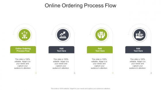 Online Ordering Process Flow In Powerpoint And Google Slides Cpb