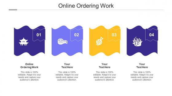 Online Ordering Work Ppt Powerpoint Presentation Icon Infographic Template Cpb