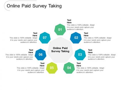 Online paid survey taking ppt powerpoint presentation icon images cpb