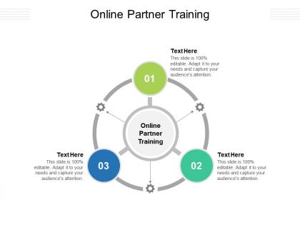 Online partner training ppt powerpoint presentation summary guide cpb