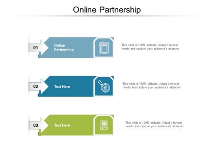 Online partnership ppt powerpoint presentation show graphics example cpb