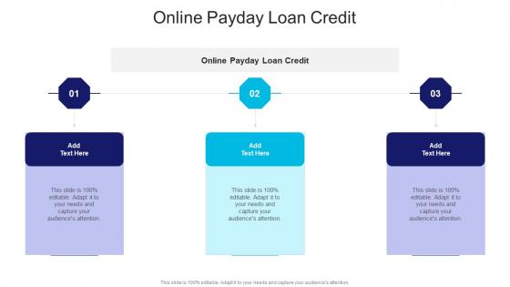 Online Payday Loan Credit In Powerpoint And Google Slides Cpb