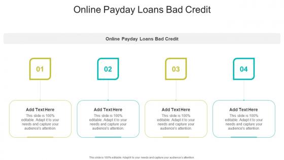 Online Payday Loans Bad Credit In Powerpoint And Google Slides Cpb