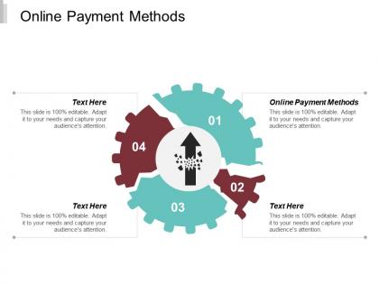 Online payment methods ppt powerpoint presentation slides ideas cpb