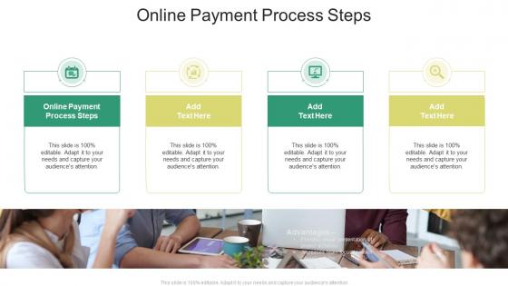 Online Payment Process Steps In Powerpoint And Google Slides Cpb