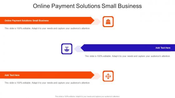 Online Payment Solutions Small Business In Powerpoint And Google Slides Cpb