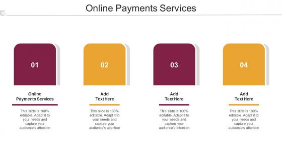 Online Payments Services Ppt Powerpoint Presentation Portfolio Graphics Example Cpb