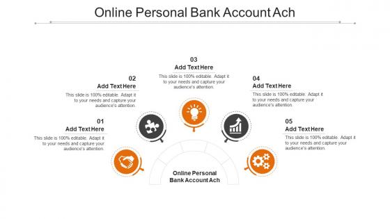 Online Personal Bank Account Ach Ppt PowerPoint Presentation Pictures Portrait Cpb