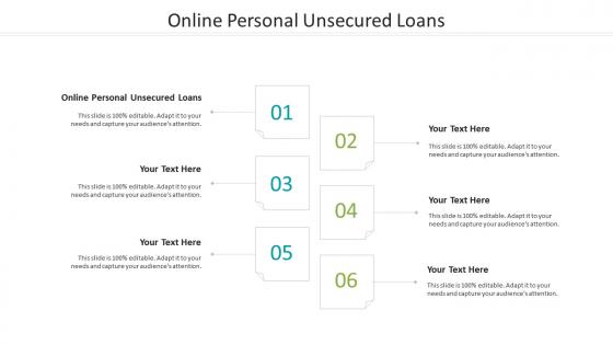 Online personal unsecured loans ppt powerpoint presentation infographic template backgrounds cpb