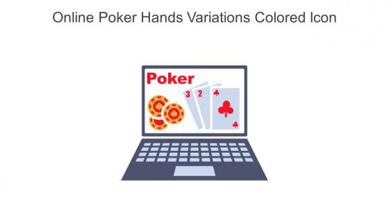 Online Poker Hands Variations Colored Icon In Powerpoint Pptx Png And Editable Eps Format