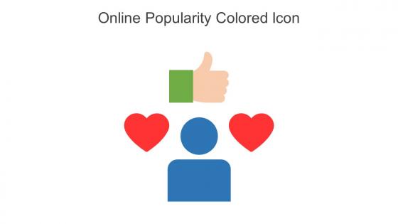 Online Popularity Colored Icon In Powerpoint Pptx Png And Editable Eps Format