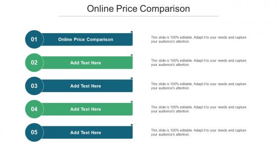 Online Price Comparison Ppt Powerpoint Presentation File Layout Ideas Cpb