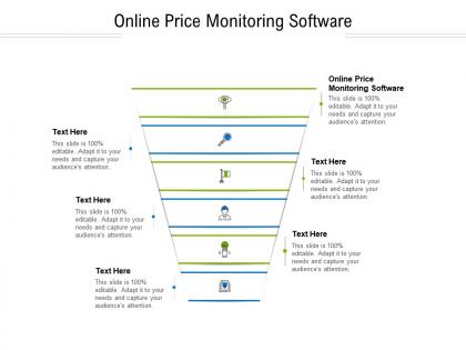 Online price monitoring software ppt powerpoint presentation slides icon cpb