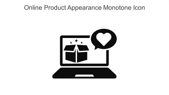 Online Product Appearance Monotone Icon In Powerpoint Pptx Png And Editable Eps Format