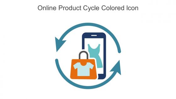 Online Product Cycle Colored Icon In Powerpoint Pptx Png And Editable Eps Format