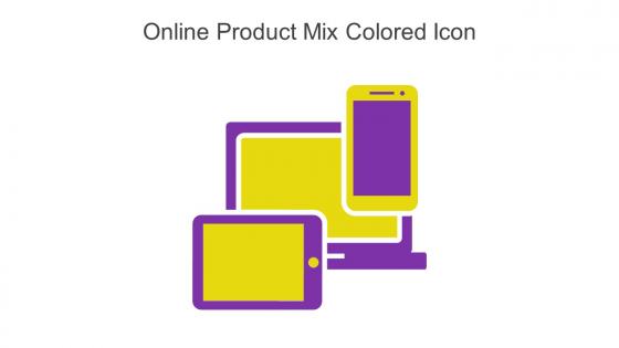 Online Product Mix Colored Icon In Powerpoint Pptx Png And Editable Eps Format