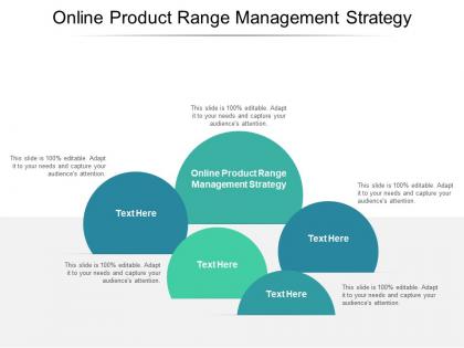 Online product range management strategy ppt powerpoint presentation show slide download cpb