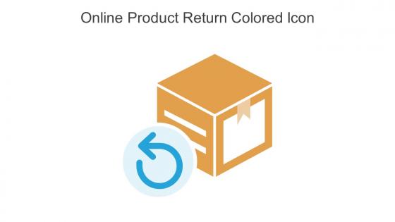 Online Product Return Colored Icon In Powerpoint Pptx Png And Editable Eps Format