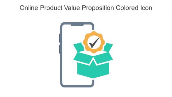 Online Product Value Proposition Colored Icon In Powerpoint Pptx Png And Editable Eps Format