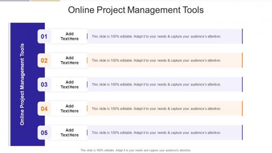 Online Project Management Tools In Powerpoint And Google Slides Cpb