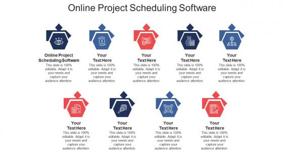 Online project scheduling software ppt powerpoint presentation infographics display cpb