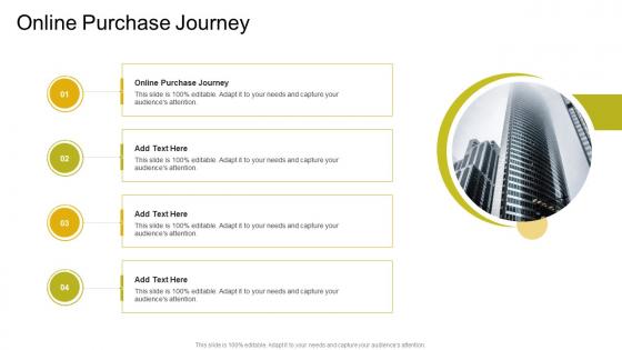 Online Purchase Journey In Powerpoint And Google Slides Cpb