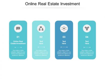Online real estate investment ppt powerpoint presentation gallery clipart cpb