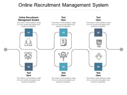 Online recruitment management system ppt powerpoint presentation ideas graphics cpb