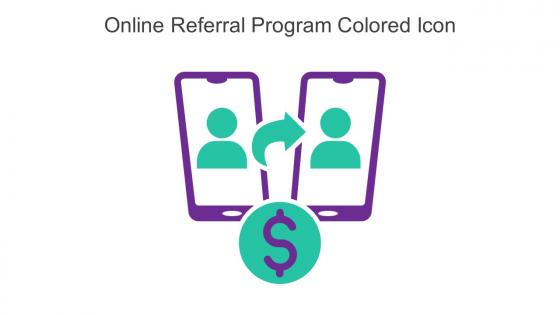 Online Referral Program Colored Icon In Powerpoint Pptx Png And Editable Eps Format
