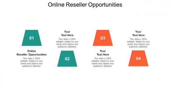 Online reseller opportunities ppt powerpoint presentation visual aids diagrams cpb