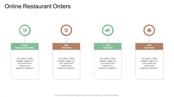 Online Restaurant Orders In Powerpoint And Google Slides Cpb