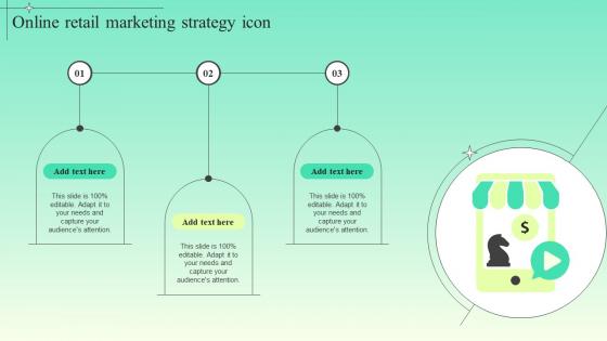 Online Retail Marketing Strategy Icon