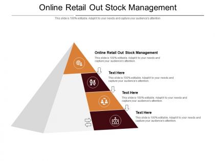 Online retail out stock management ppt powerpoint presentation outline slides cpb