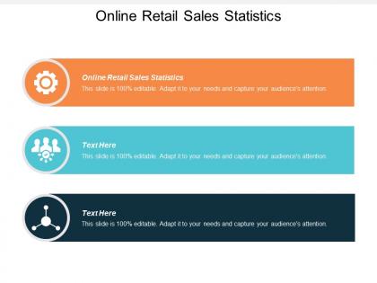 Online retail sales statistics ppt powerpoint presentation slides samples cpb