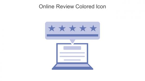Online Review Colored Icon In Powerpoint Pptx Png And Editable Eps Format