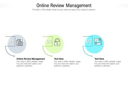 Online review management ppt powerpoint presentation outline graphics template cpb