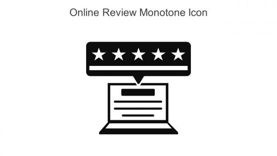 Online Review Monotone Icon In Powerpoint Pptx Png And Editable Eps Format