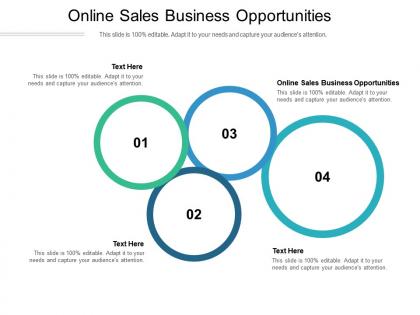 Online sales business opportunities ppt powerpoint presentation slides graphic images cpb