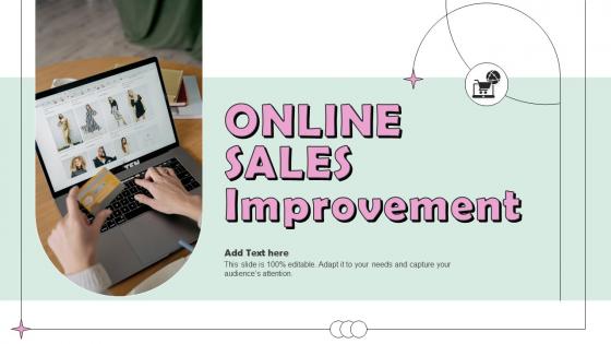 Online Sales Improvement Ppt Powerpoint Presentation File Shapes