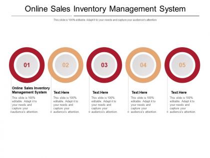 Online sales inventory management system ppt powerpoint presentation file sample cpb