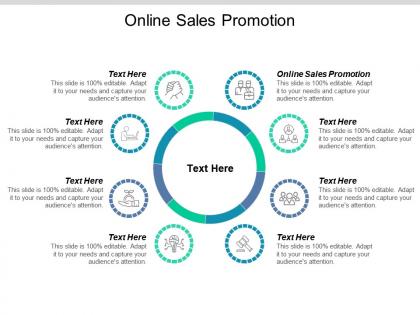 Online sales promotion ppt powerpoint presentation slides show cpb