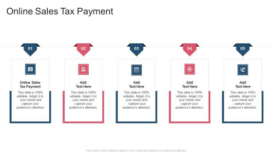 Online Sales Tax Payment In Powerpoint And Google Slides Cpb