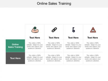 Online sales training ppt powerpoint presentation file slide download cpb