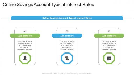Online Savings Account Typical Interest Rates In Powerpoint And Google Slides Cpb