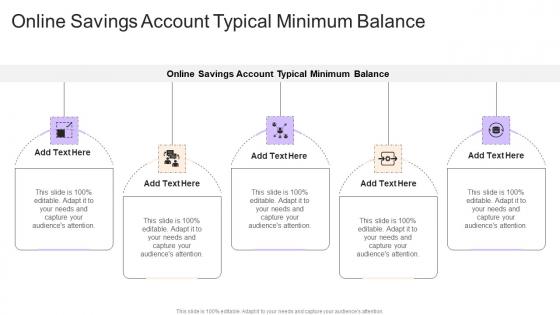 Online Savings Account Typical Minimum Balance In Powerpoint And Google Slides Cpb