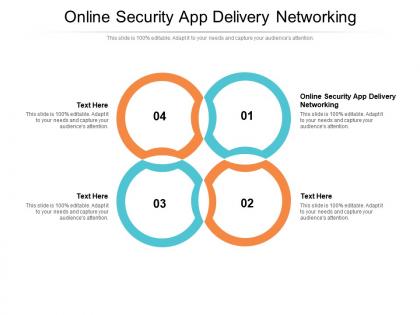 Online security app delivery networking ppt powerpoint presentation show demonstration cpb